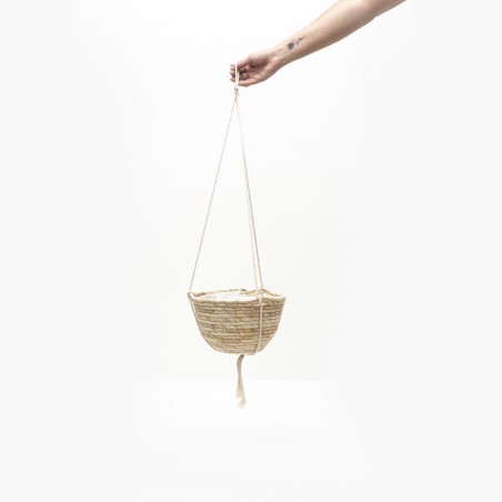 Canasto colgante de bamboo