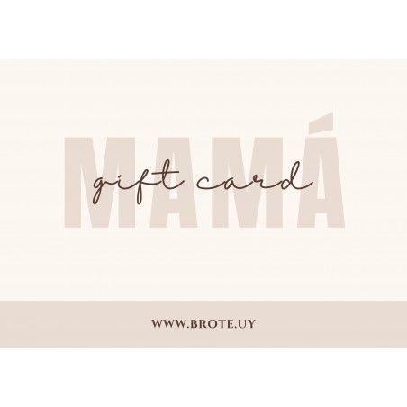 Gift card para mamá