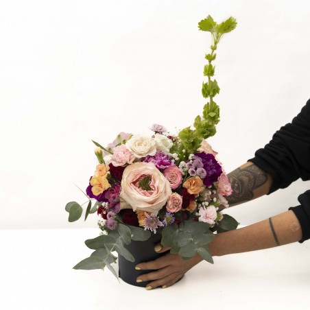 Arreglo floral de mesa.